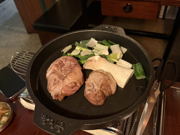  잠실맛집 방이먹자골목맛집 구워주는고기집 방이옥본점 회식장소추천