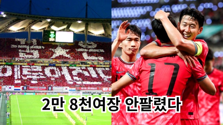 가나전 앞둔 홍명보호, 축구 국대 티켓 2만 8000장 안팔렸다