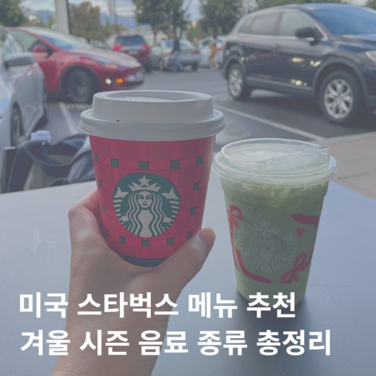  미국 스타벅스 메뉴 추천, 겨울 시즌 음료 종류 총정리