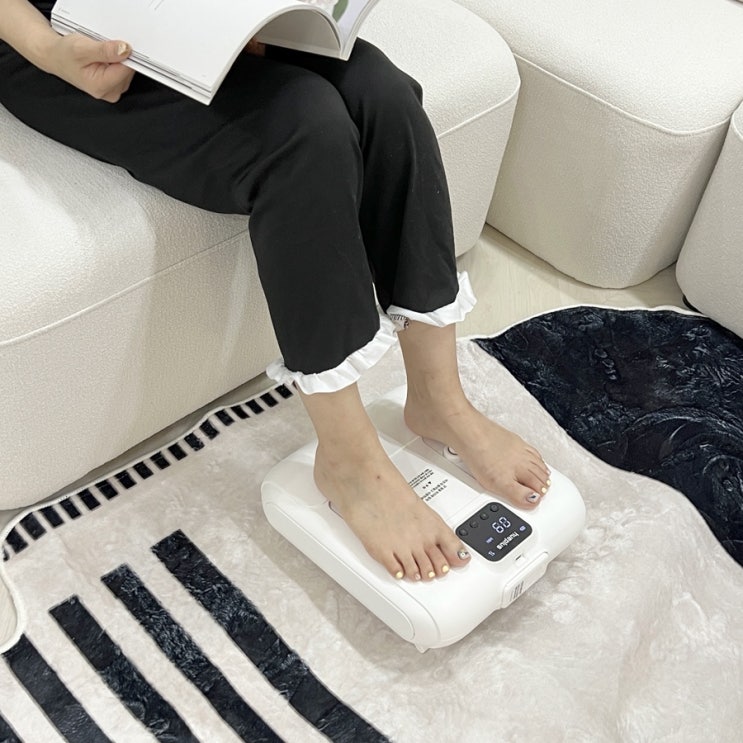 발마사지기 무선 발바닥마사지 기계 위생적인 휴플러스