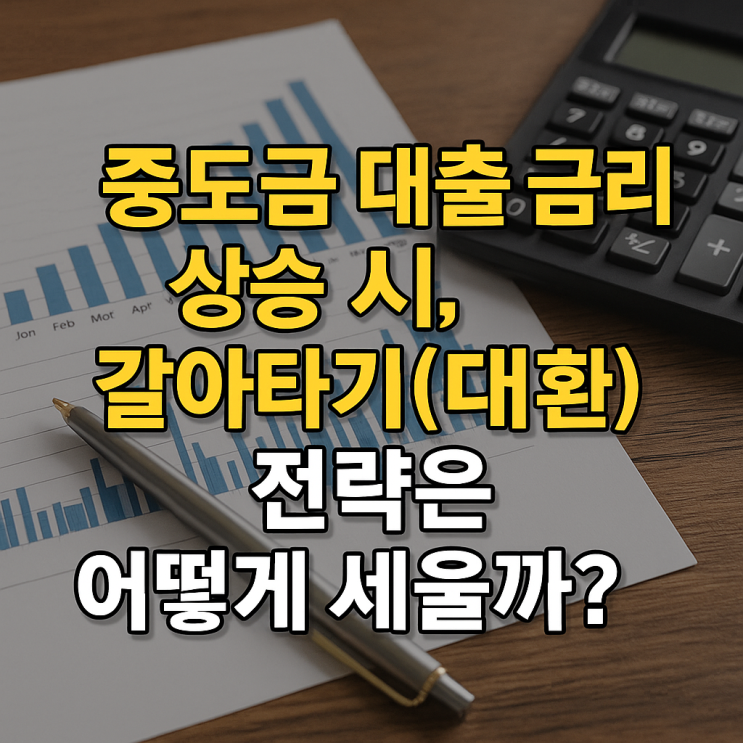 중도금 <b>대출 금리 상승</b> 시... ｜2025 중도금 대출 금리 환경... 