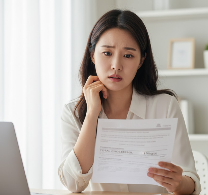  콜레스테롤 수치 평생 약 복용 실패 막는 간 대사 돌리는 40대 주부의 병원비 절감 루틴