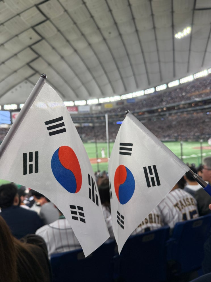2025 야구 한일전 도쿄돔 wbc 평가전 직관후기(1)_ 도쿄돔호텔... 