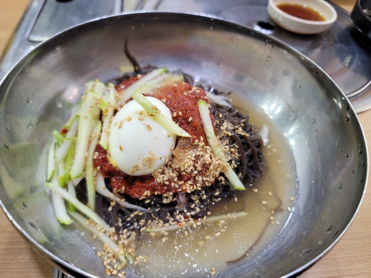  안산 상록수역 혼밥 하기 좋은 옛 노포 느낌의 냉면과 만두의 조합 맛집 원조 칡냉면