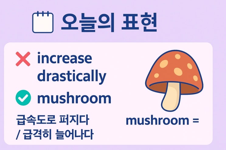  ‘급격히 늘어나다’를 영어로? — increase drastically 말고 네이티브가 진짜 쓰는 표현