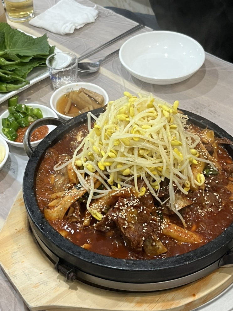  경주맛집 현지인노포맛집 황리단길인근  돼지갈비찜 꿀꿀이갈비찜