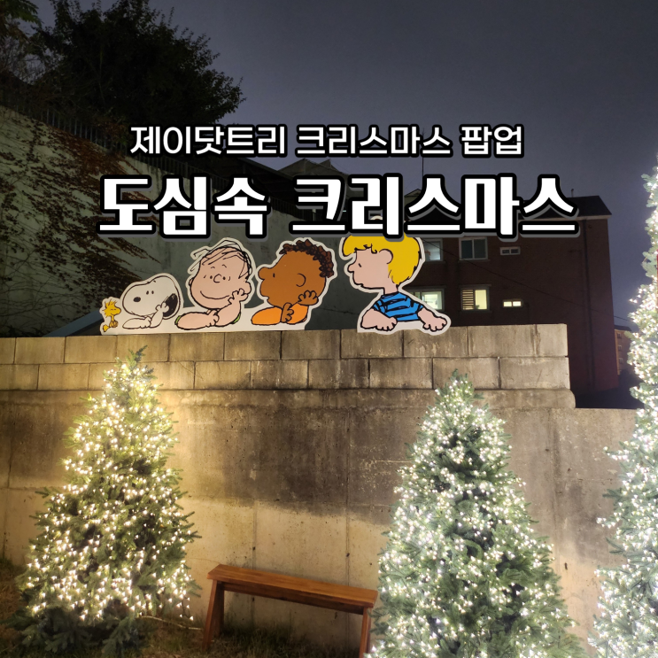  제이닷트리  팝업스토어 후기 크리스마스 장식 풀세트 구매