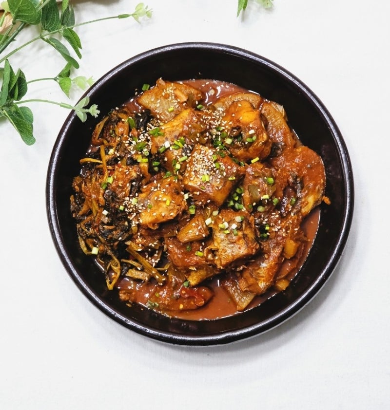 시래기 코다리조림 만들기 양념레시피 매운 코다리찜 만드는법