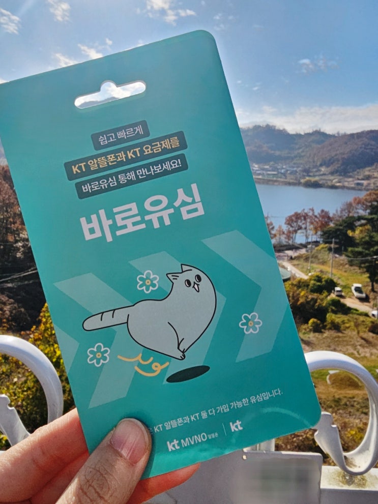  KT 선불폰 개통 편의점 바로유심 사용 방법