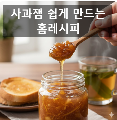 사과잼 쉽게 만드는 홈레시피