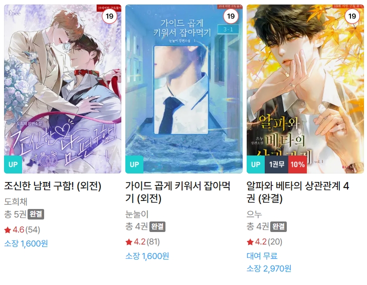  BL소설 신간) 25년 11월 17일 신간