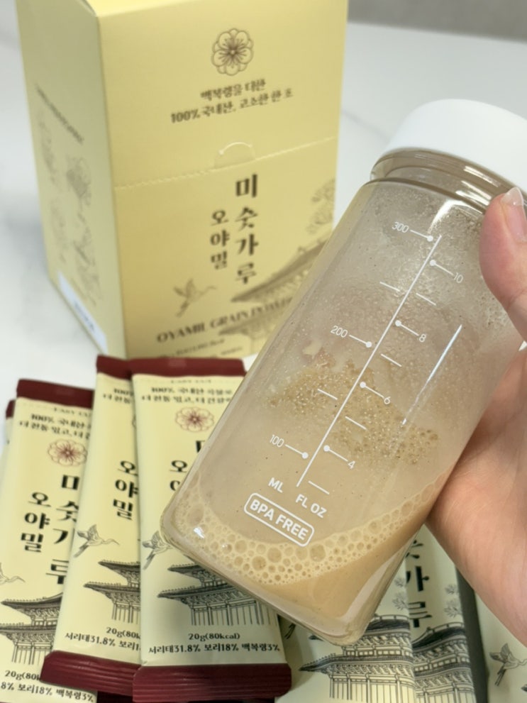  식사대용선식 아침 대용 간편식 100% 국산 미숫가루 MEILE