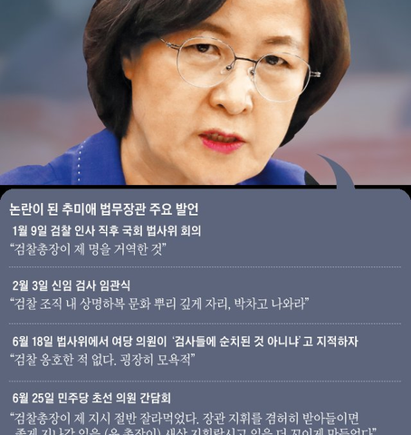 검사장 강등설 법무부 장관의 <b>조직 안정</b> 우선 전략