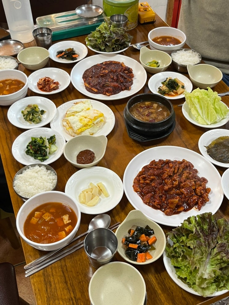  경주여행 경주노포맛집 한식백반한상 황리단길 인근 부원식당