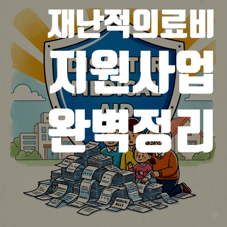  2025년 재난적 의료비 지원사업, '모든 질환' 외래까지 확대! (신청 자격, 재산 7억 완화 총정리)