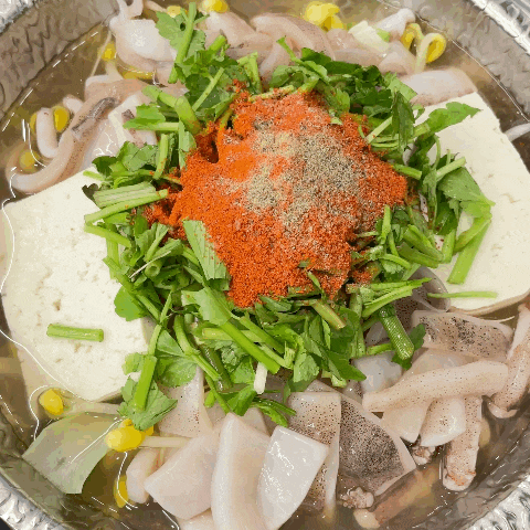  대청얼큰오징어찌개 관평점｜선동오징어 듬뿍, 막걸리 셀프까지 되는 대전현대아울렛 근처 관평동맛집