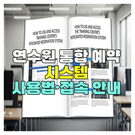  연수원 통합 예약 시스템 사용법·접속 안내