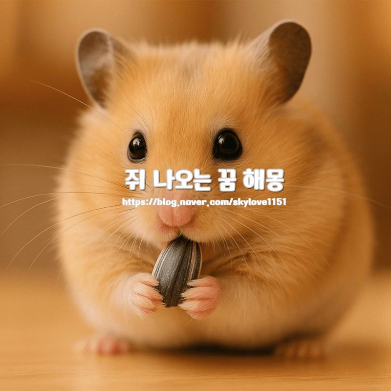 쥐나오는꿈 해몽 큰쥐, 검은쥐 상황별 쥐꿈 의미 풀이