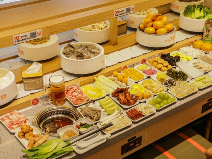  홍대 훠궈 가성비 맛집 추천 - 기린1인용회전훠궈
