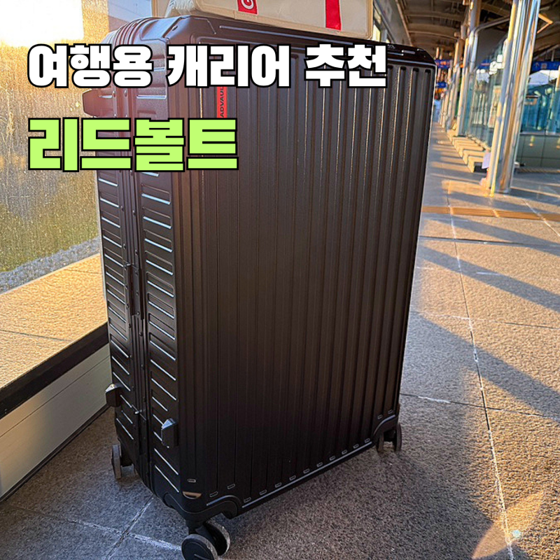 곽튜브 캐리어 리드볼트 캐리어 추천 여행용 금고형 캐리어 내돈내산