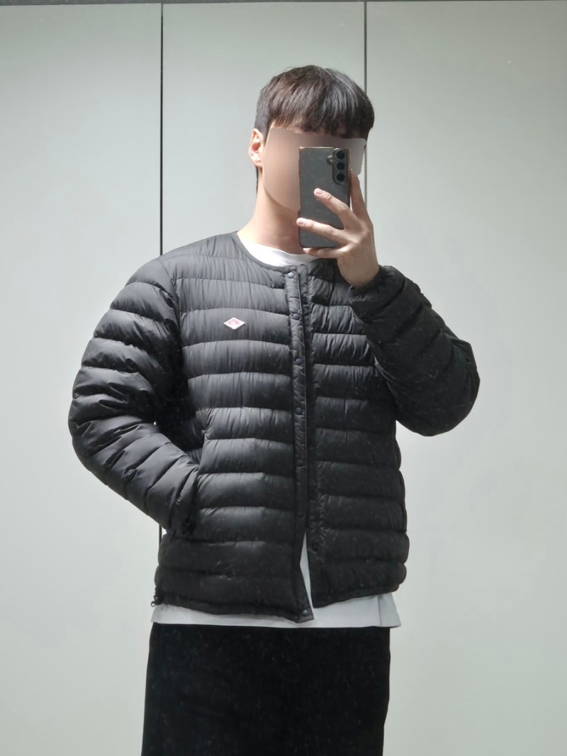 단톤 남성 경량패딩 추천 실착 리뷰 (175 기준 사이즈팁, 직장인 코디)