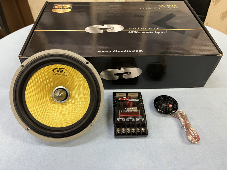  CDT 오디오 CL-62K 6.5인치 2웨이 컴포넌트 스피커 제품 소개 | 수원 카오디오