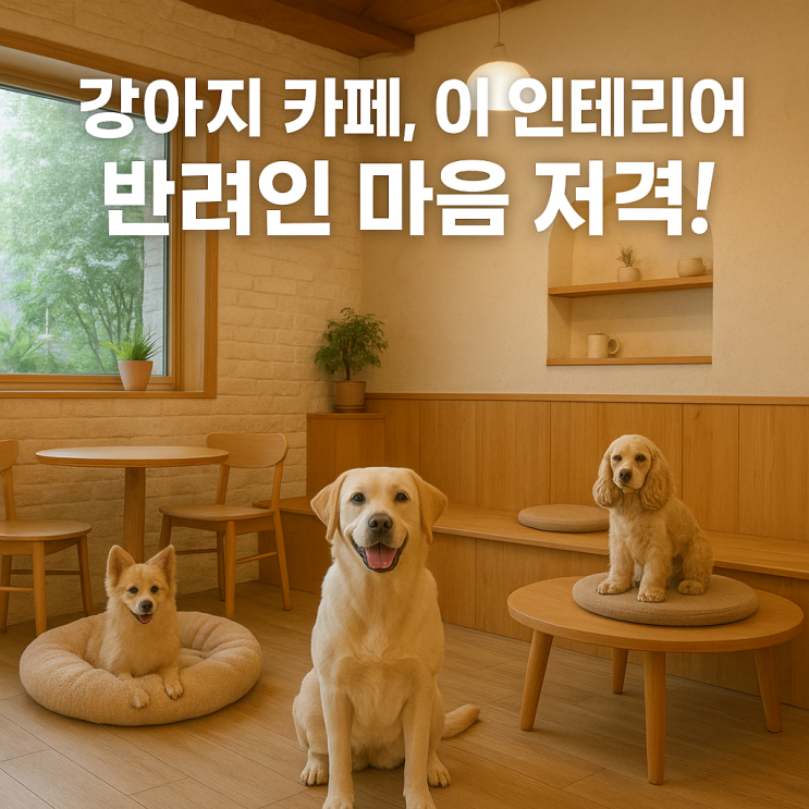   요즘 핫한 강아지 테마 카페 인테리어 트렌드 총정리