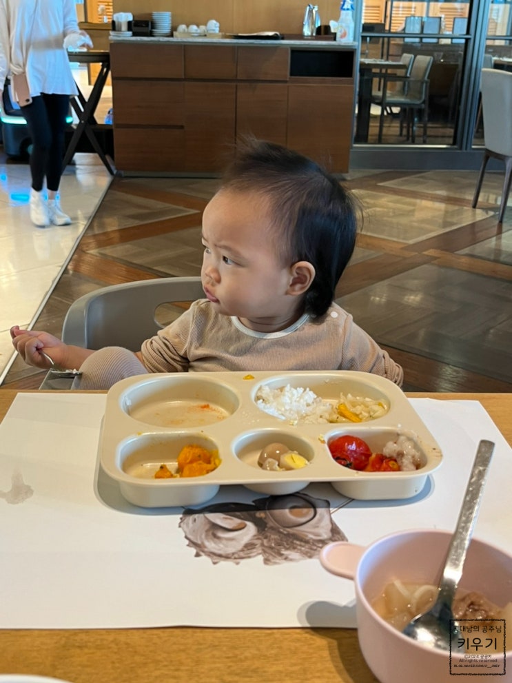 제주 신화월드 메리어트 조식 아이랑 웨이팅 후기 (스카이 온 파이브 다이닝)