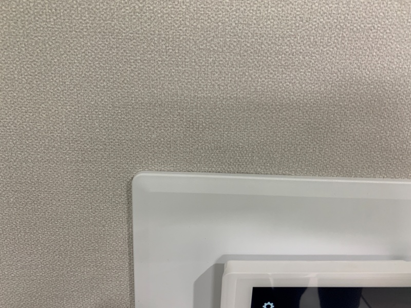 벽지부분보수 인터폰 수리 중 벽지 손상 복원 시공 분당 야탑동 아파트