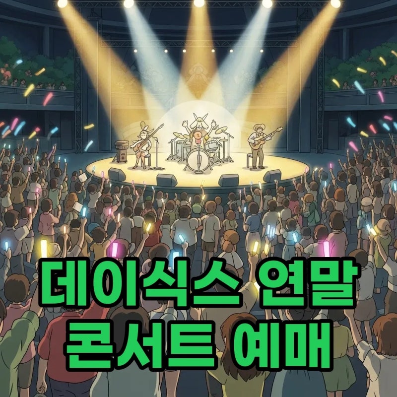 2025 데이식스 콘서트 예매 티켓팅, 연말 클콘 일정 완벽 가이드