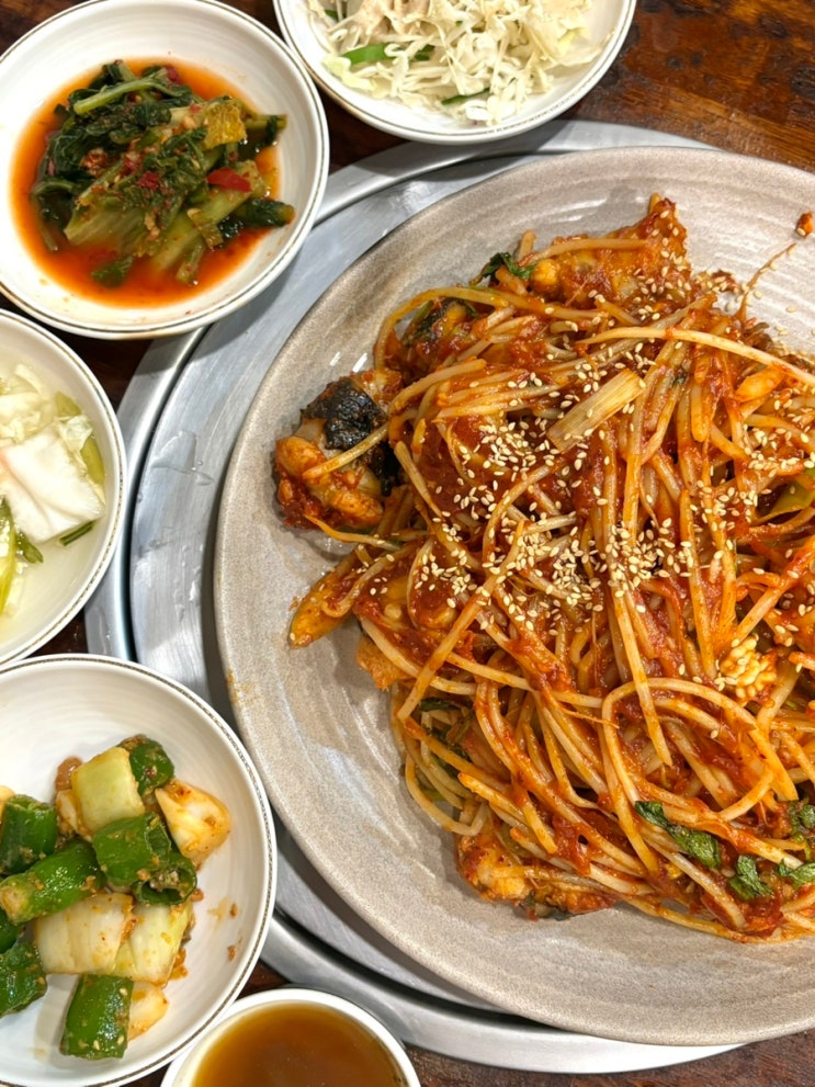  길동맛집 길조 | 신선함이 살아있는 해물 아구찜 맛집 후기