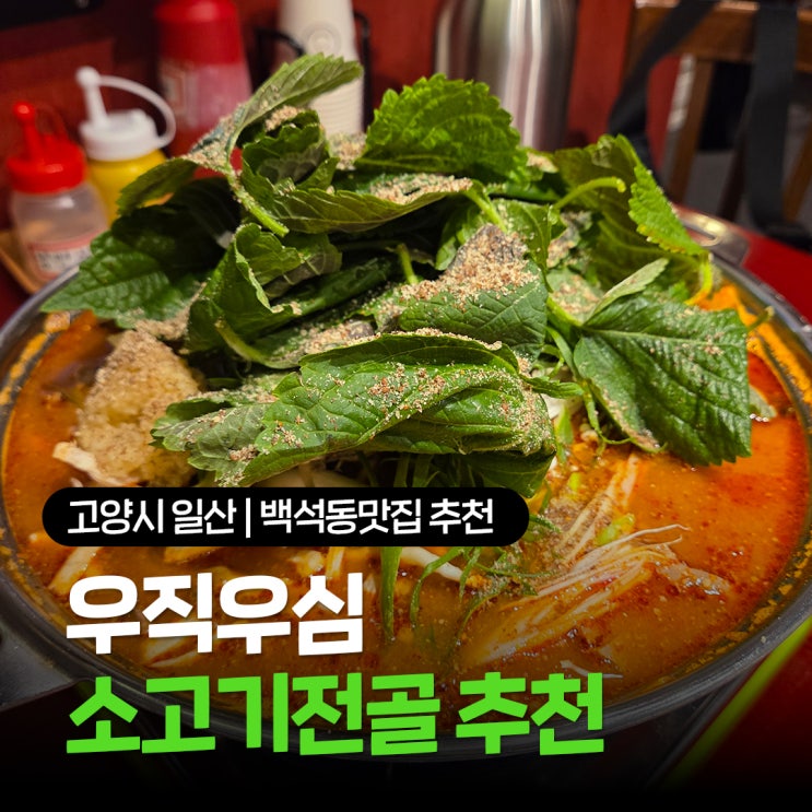  일산 해장국 추천 백석동맛집 우직우심 해장하기 좋은 소고기전골 솔직후기