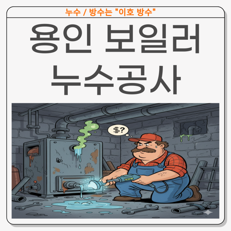  용인 보일러누수 죽전동 난방배관 공사 보험처리도 한번에!