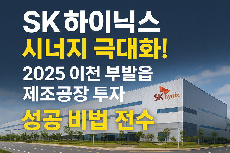   2025 이천 부발읍 제조공장 투자, "압도적 입지! 2025 이천 부발읍 SK하이닉스 인근 제조공장, 투자가치가 폭등하는 이유"