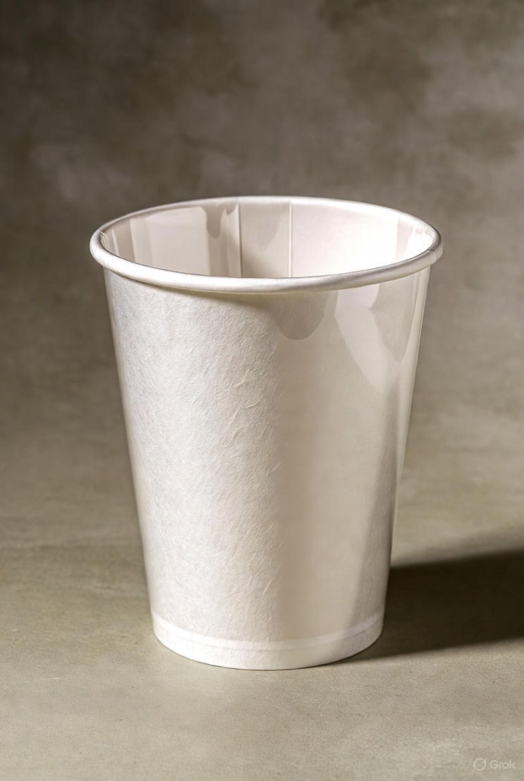  종이컵 안쪽에 있는 그 얇은 비닐, 도대체 뭐야?
