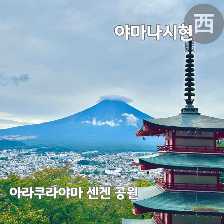  도쿄 근교 후지산 당일치기 여행 아라쿠라야마 센겐 공원