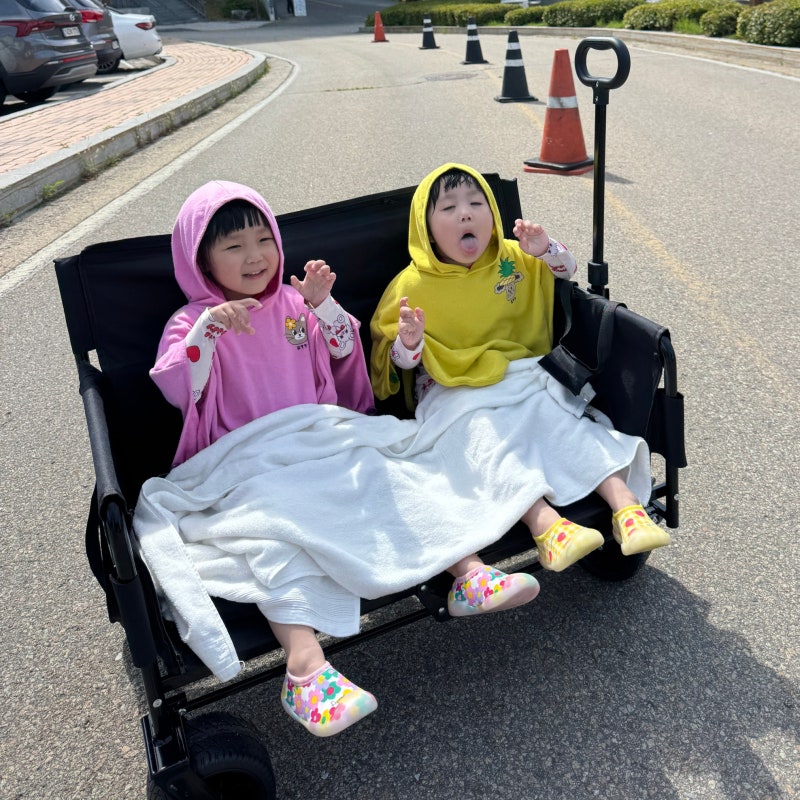 어반콘크리트 웨건 4개월 실사용후기, 아이들과 여행 필수템