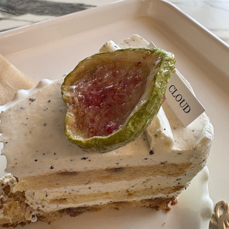  부산 해운대달맞이길 카페 스노잉클라우드:) 오션뷰, 무화과 케이크 맛집