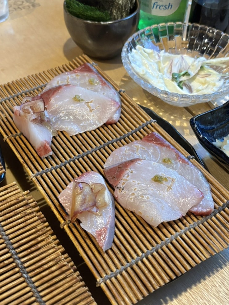  공덕역 술집 이자카야 5만원대 제철회 오마카세 사랑과평화 • 사랑 코스 후기