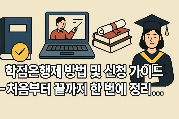  학점은행제 방법 및 신청 가이드                                  -처음부터 끝까지 한 번에 정리-