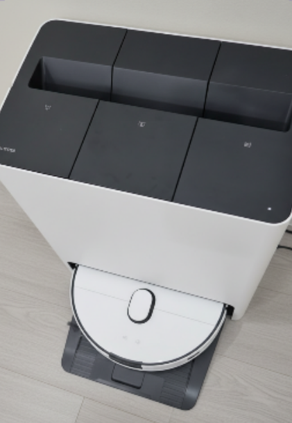  삼성 로봇청소기 물걸레 자동세척 되는 VR7MD96516G 스팀살균 기능이 다른 이유