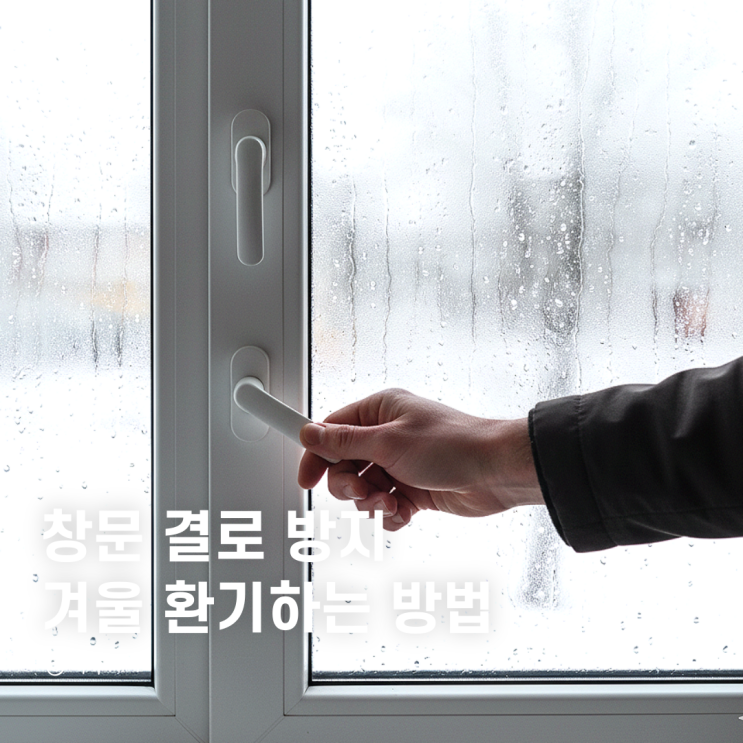  창문 결로 방지, 겨울 환기 똑똑하게 하는 꿀팁