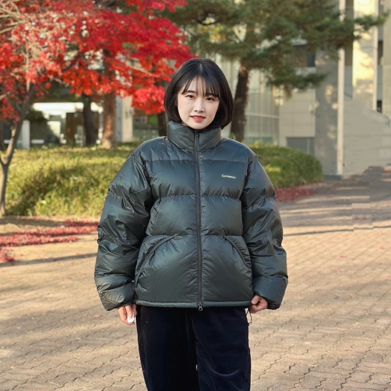 커버낫 씨빅 퍼텍스 숏 푸퍼 패딩 다크그린 추천