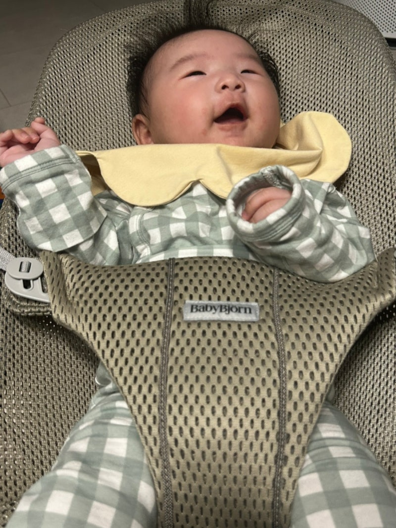 [베이비뵨 바운서] 후쿠오카 백화점 구매 및 사용법