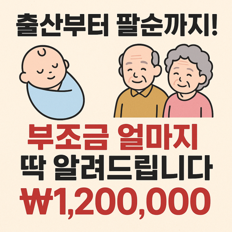  출산·집들이·환갑·팔순 부조금 가이드