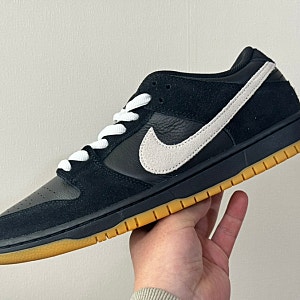 나이키 스케이트보딩 SB 덩크 로우 프로 블랙 화이트 검 : NIKE SB DUNK LOW PRO Black & White