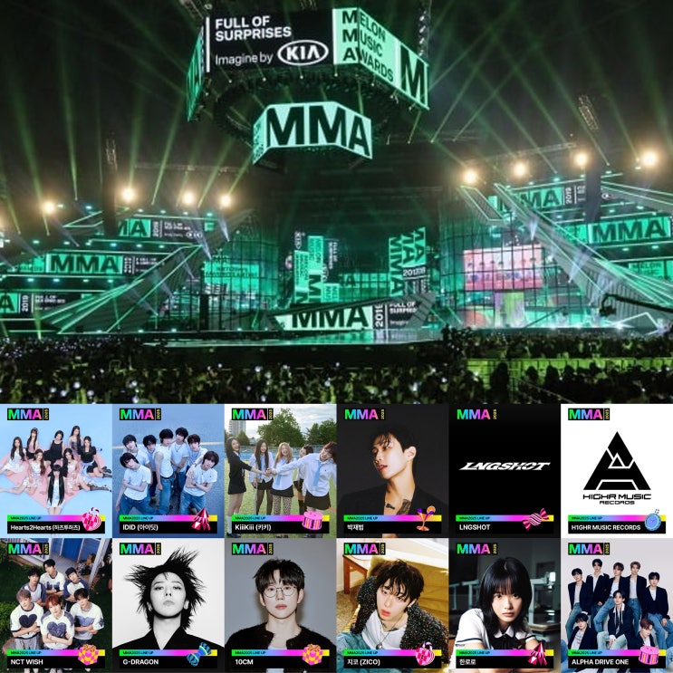 <b>2025</b> 멜론뮤직어워드 <b>MMA</b> 티켓팅 <b>라인업</b> 가격 예매 필독