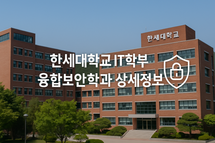  한세대학교 IT학부 융합보안학과 상세정보