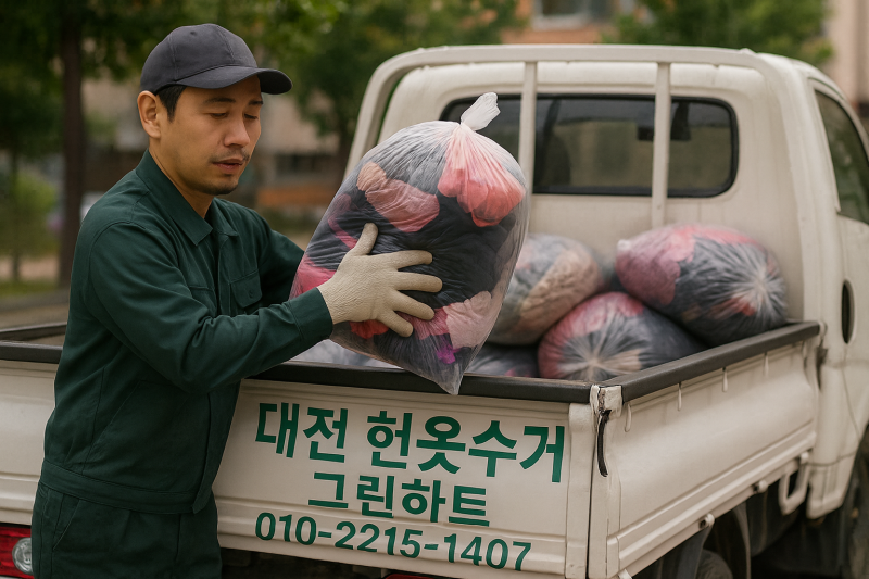 대전 헌옷방문수거 작업일지유성구부터 서구까지, 6개 동네 돌며 320kg 처리한 날