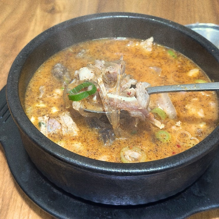  추운날 넘 맛있게 먹었던 분당 서현 24시간 순대국 맛집 일품신의주찹쌀순대국 찹쌀순대국 일반 리뷰.